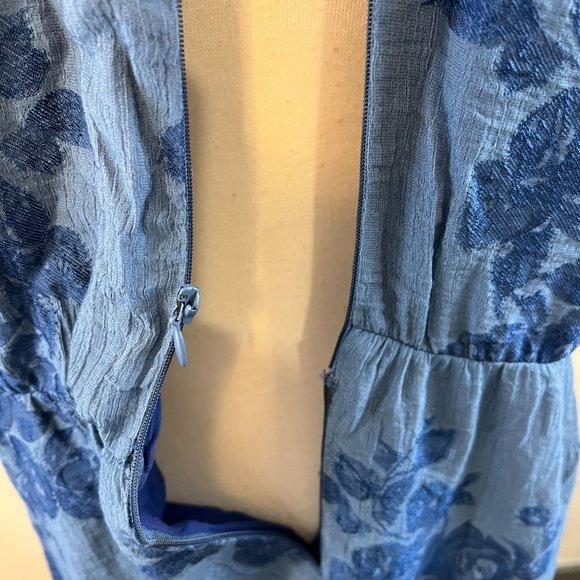 NWOT TED BAKER Zilda-Puff Sleeve Midi with Fixed Wrap‎ Front (5) - Picture 11 of 14